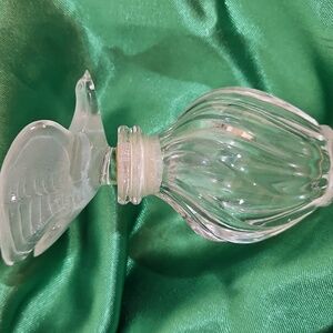 LALIQUE NINA RICCI FROSTED DOVE CRYSTAL‎   PERFUME BOTTLE